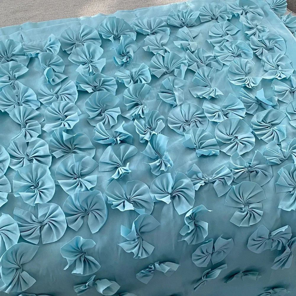Lush Decor Pretty Blue Shower Curtain